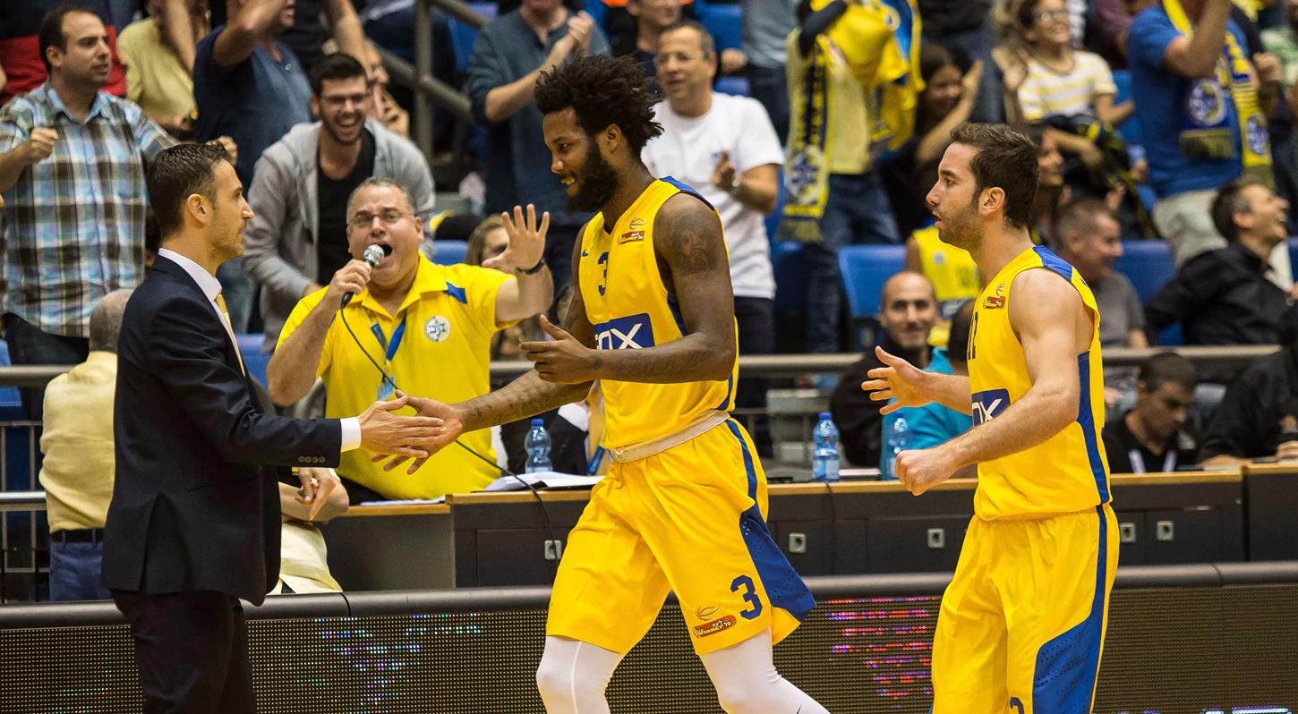 יורוליג: דייויד בלאט גבר על הצהובים