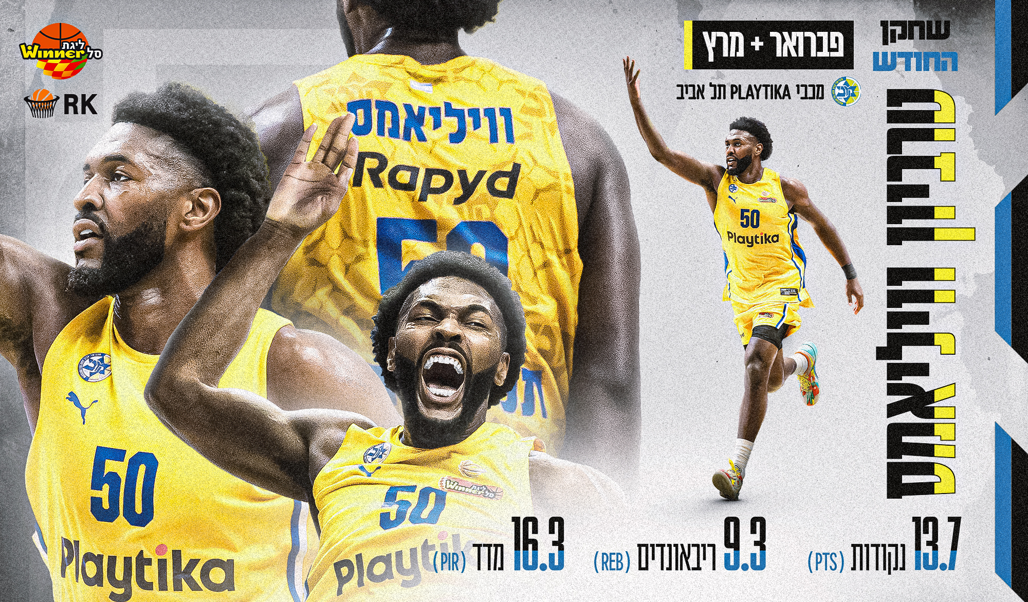 שחקן פברואר-מרץ: טרביון וויליאמס