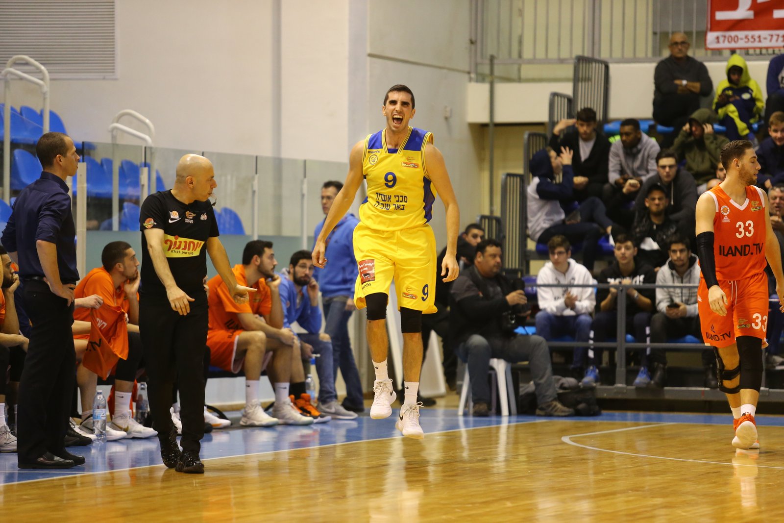 צפו: 18 השלשות של מכבי אשדוד/באר טוביה