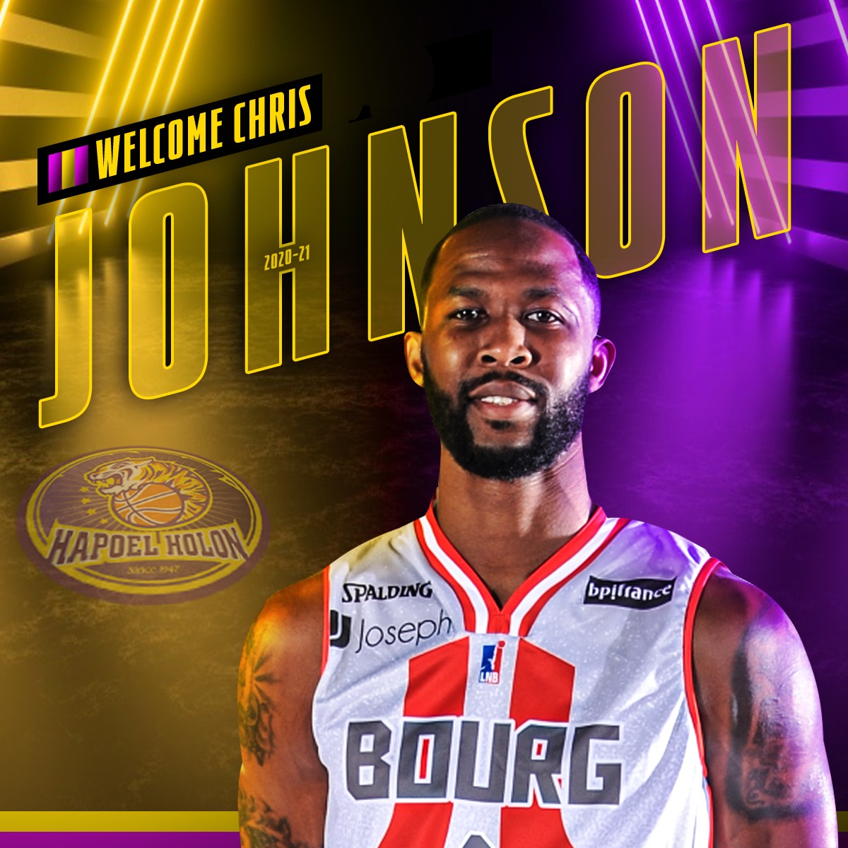 ממשיכה להתחזק: כריס ג'ונסון בהפועל חולון