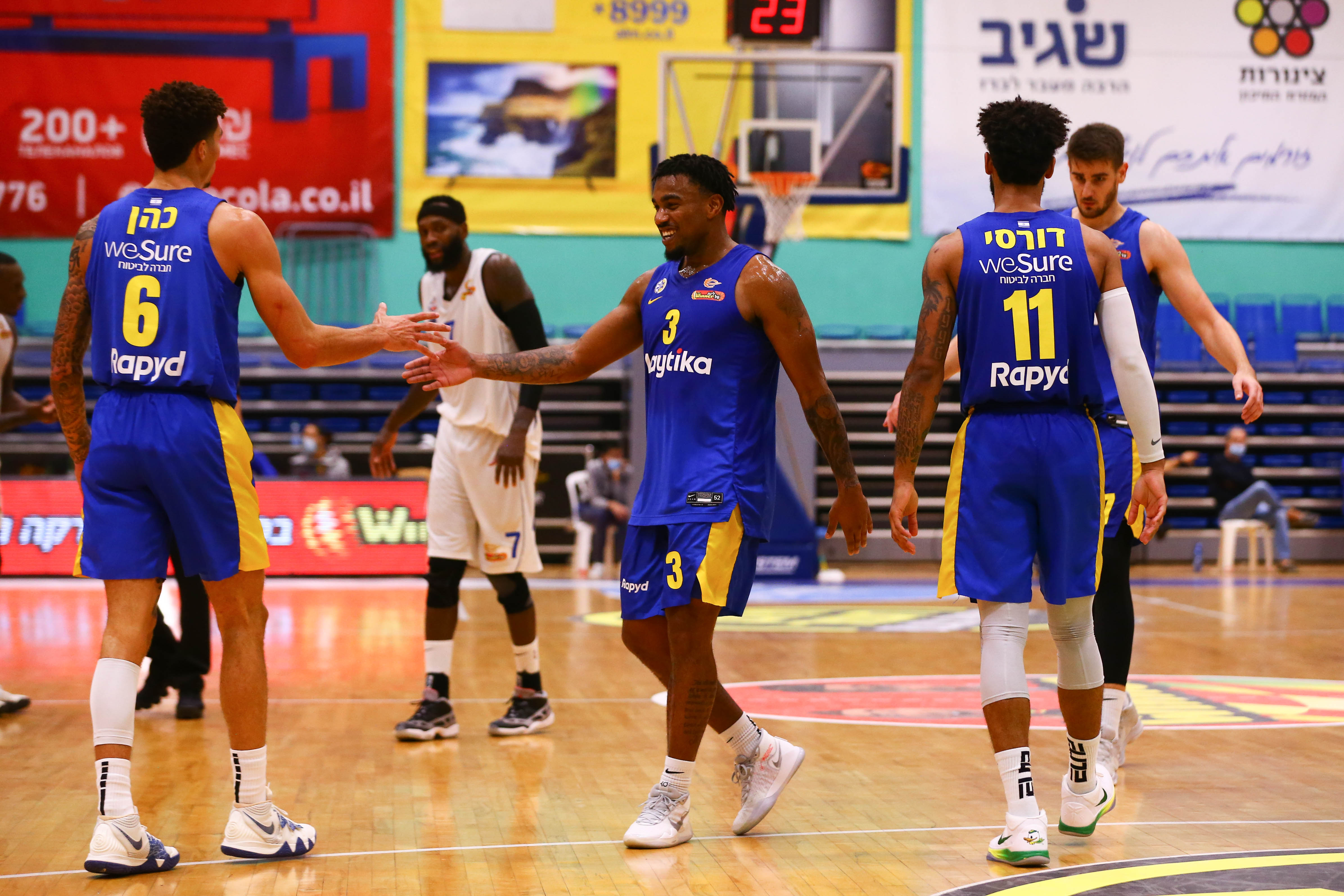 האלופה ניצחה בהרצליה בתום הארכה