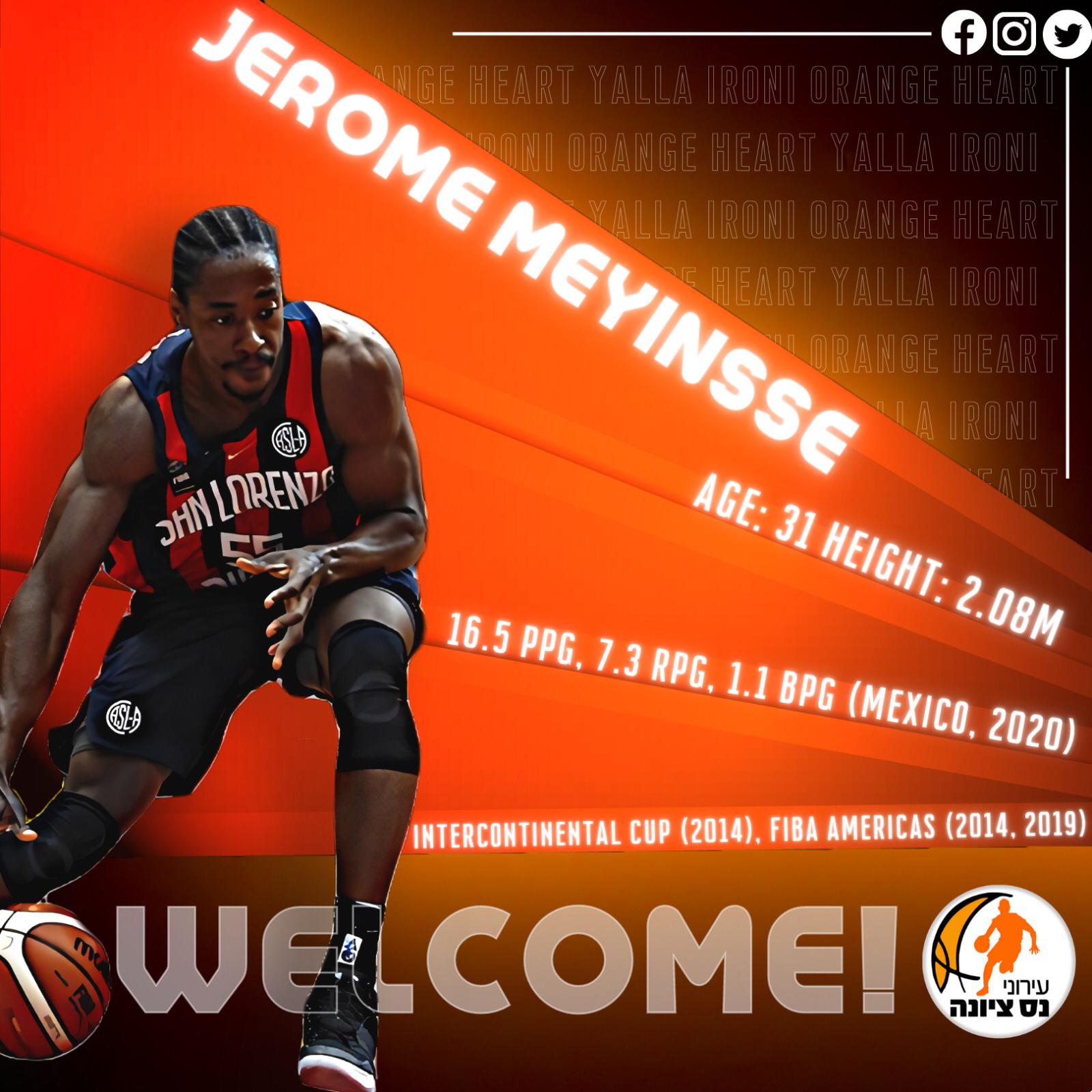 ג'רום מיינסיי חתם בעירוני נס ציונה