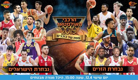 נקבעו סגלי הנבחרות לאולסטאר 2019