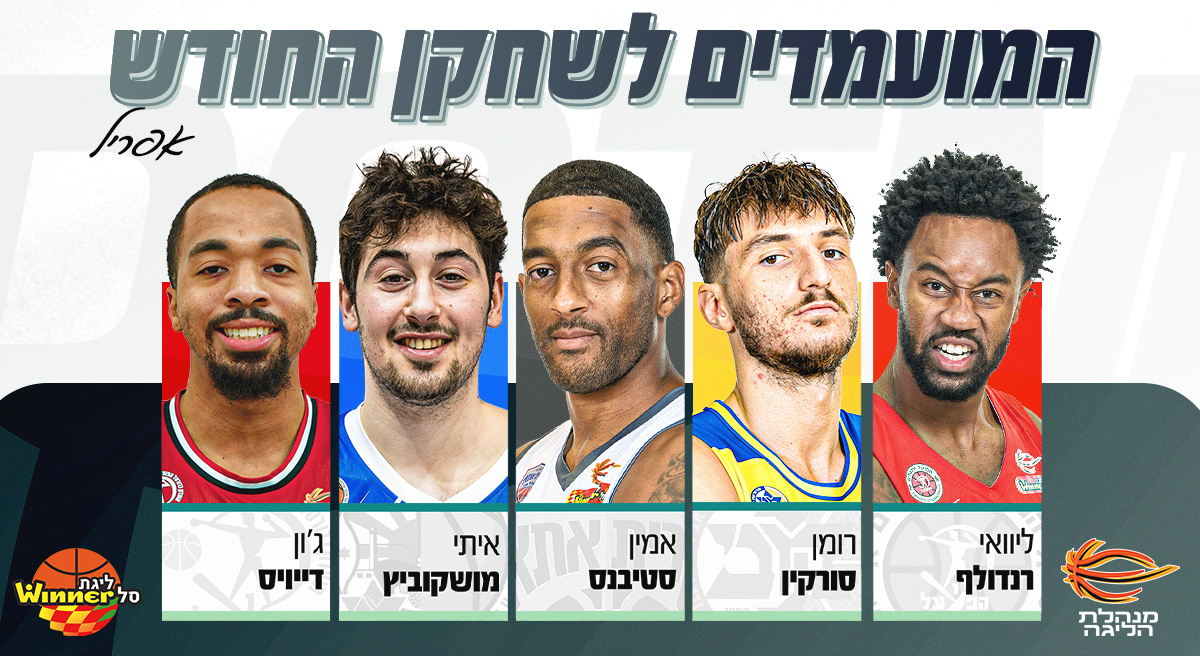 הצביעו והשפיעו: מי ה-MVP של אפריל?