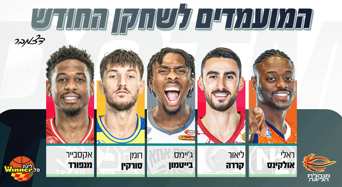 הצביעו והשפיעו: מי ה-MVP של דצמבר?