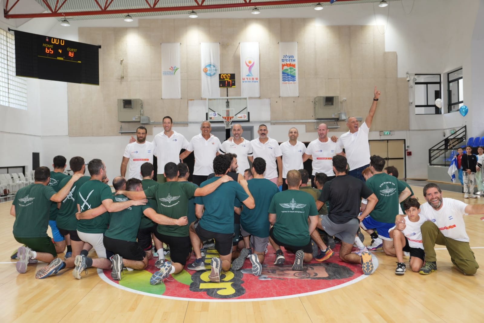 הוותיקים שיחקו מול לוחמי יחידת דובדבן