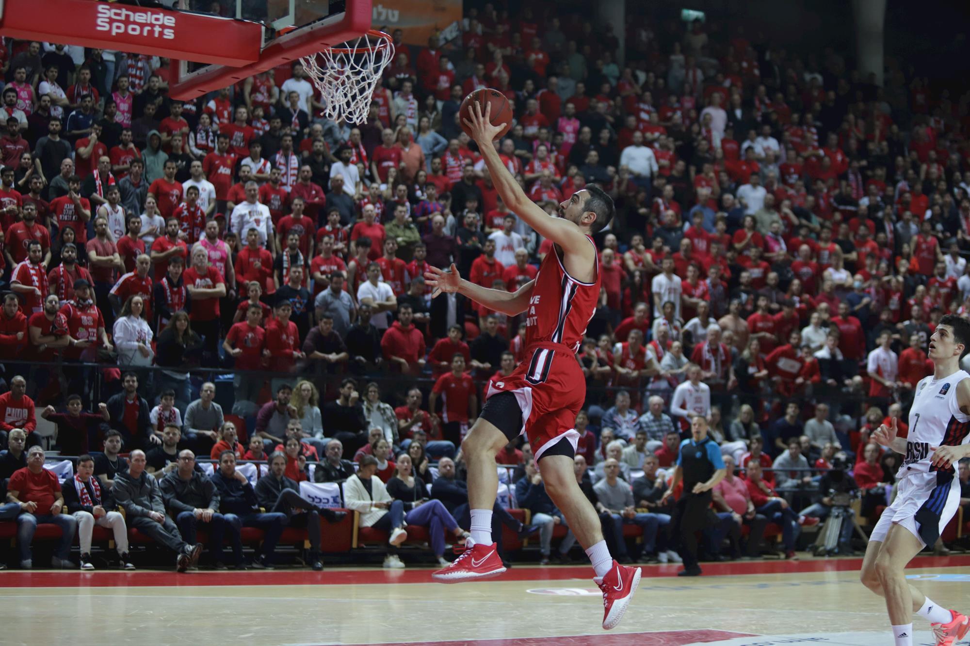 יורוקאפ: ניצחון רביעי ברציפות לאדומים