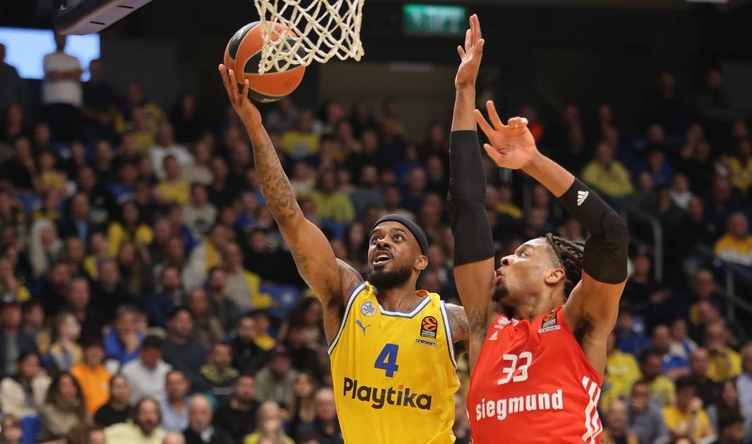 יורוליג: מכבי ת"א חזרה למאזן חיובי