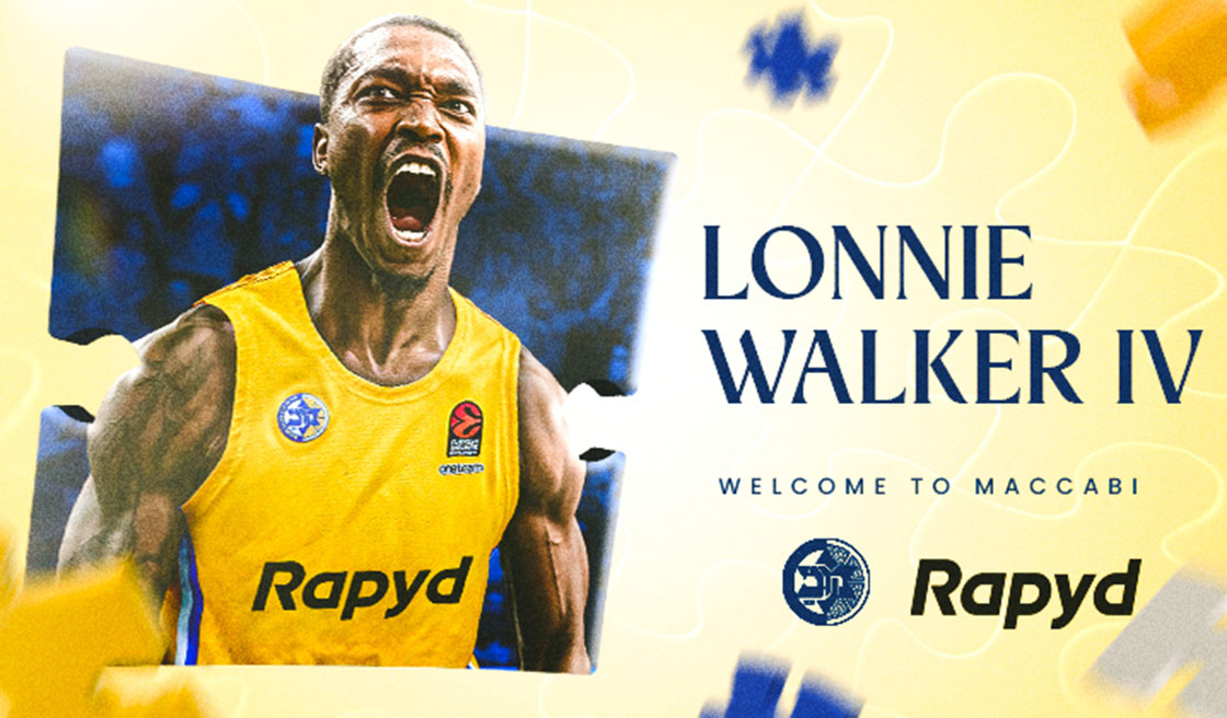 "הצהרה ברורה": לוני ווקר חתם במכבי ת"א