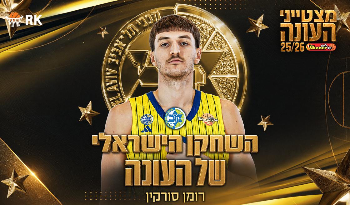 השחקן הישראלי של העונה: רומן סורקין