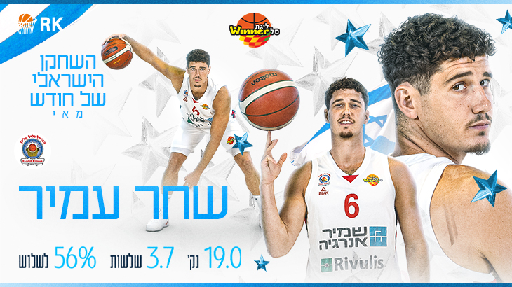 הישראלי המצטיין של חודש מאי: שחר עמיר