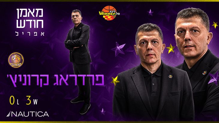 מאמן חודש אפריל: פרדראג קרוניץ'