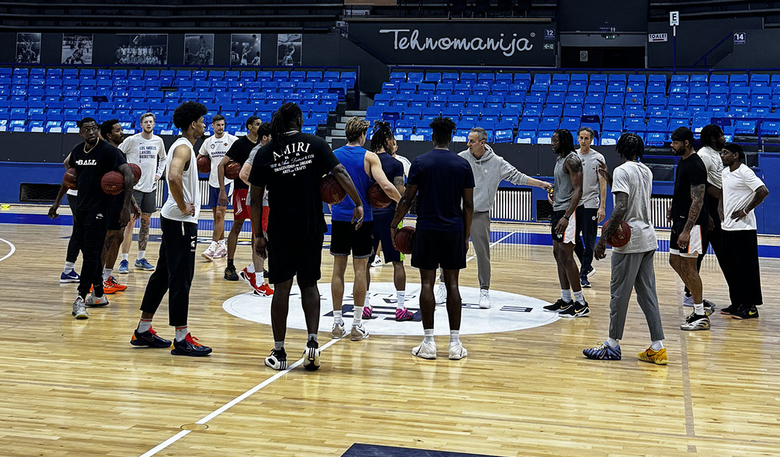 יחד, כל הדרך: האימון המיוחד בבלגרד