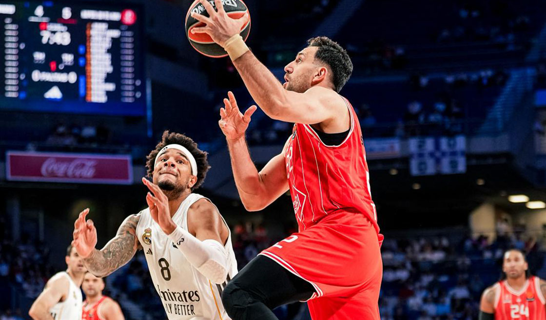 יורוליג: האדומים נכנעו לריאל בפתיחת הסדרה