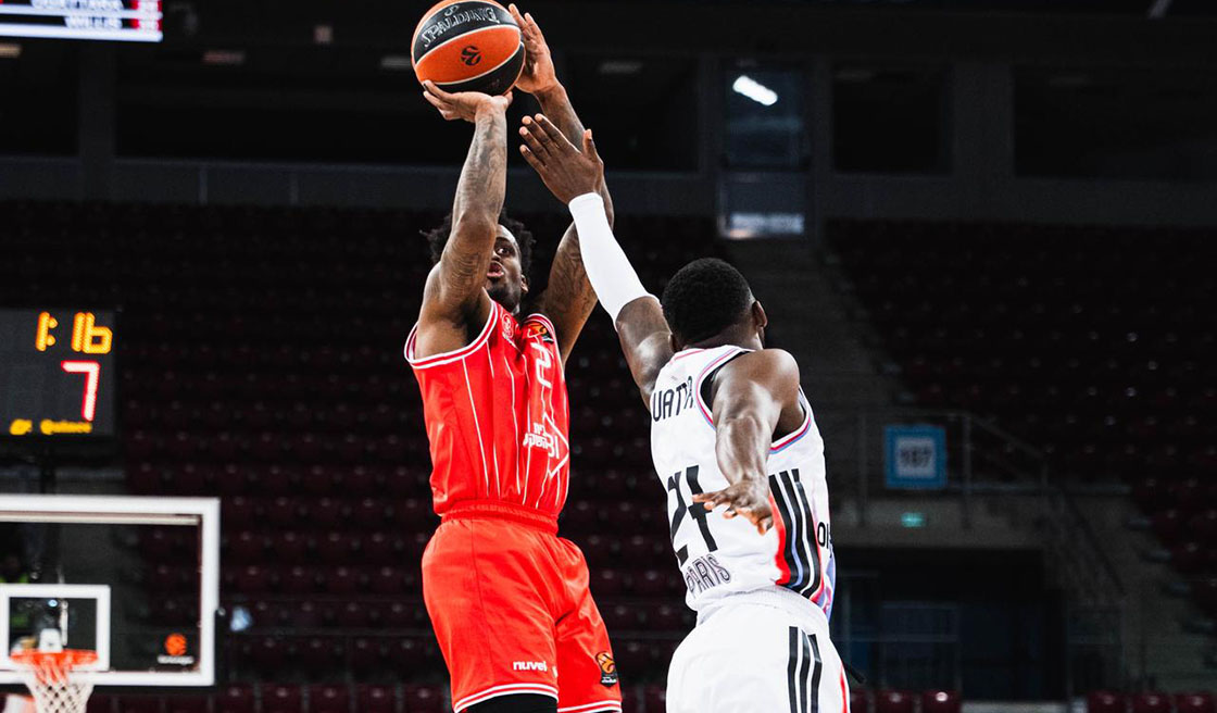 יורוליג: ניצחון שלישי ברציפות לאדומים