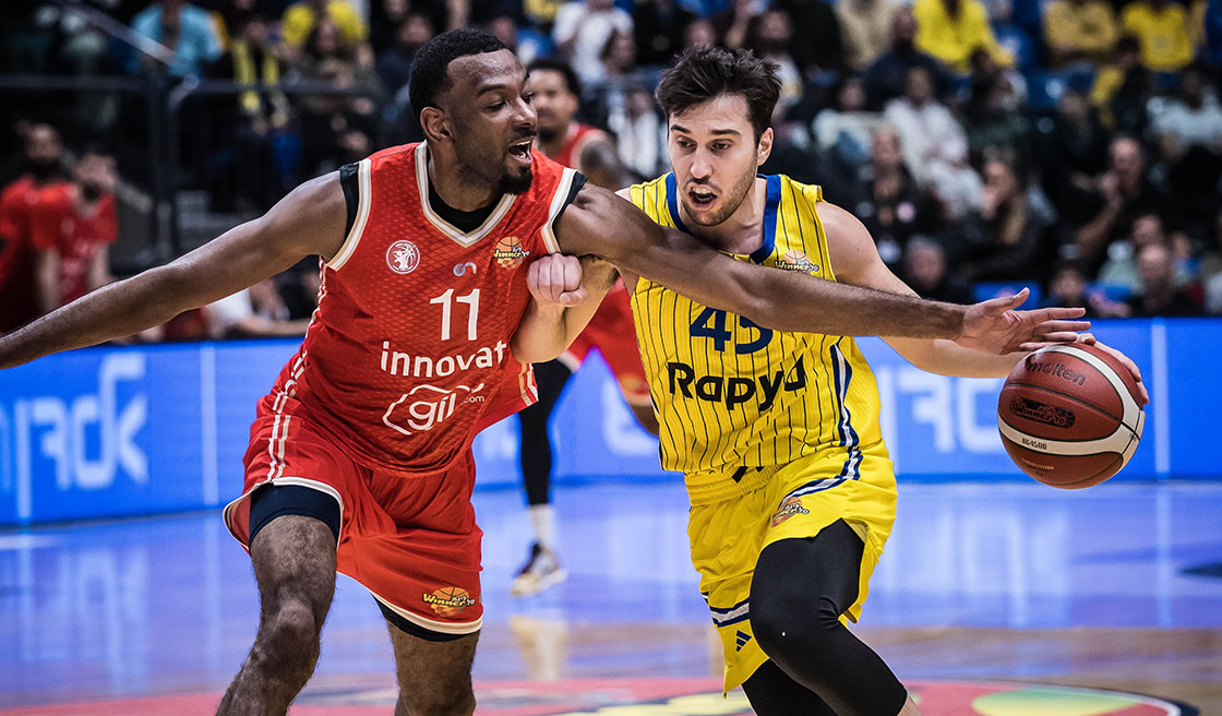 Round 12: Maccabi Tel Aviv - Hapoel Haemek 89:64