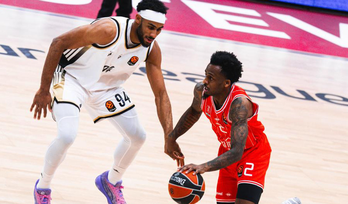 יורוליג: האדומים ניצחו במפגש הקצוות