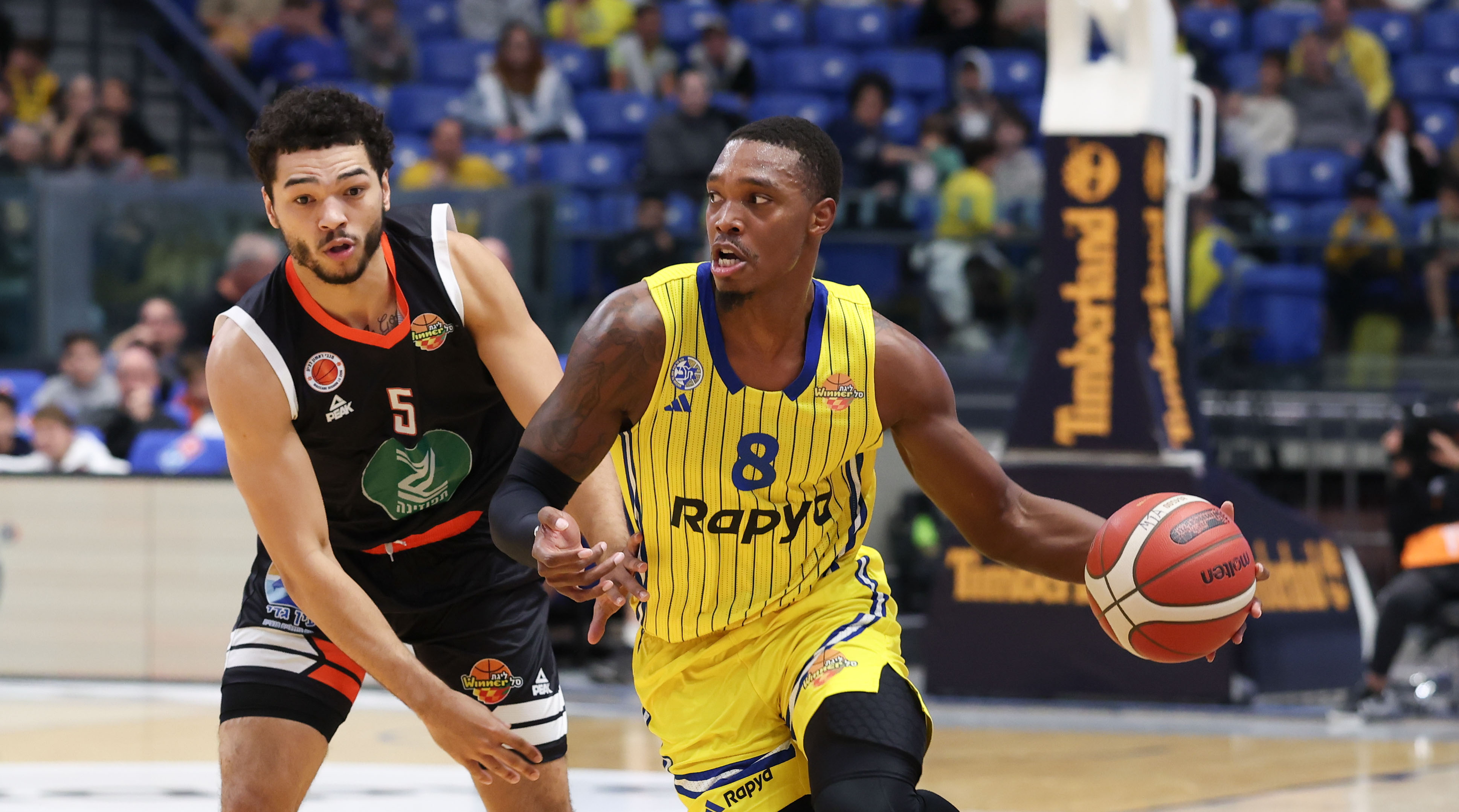 מחזור 8: מכבי תל אביב – מכבי ראשון לציון 73:104