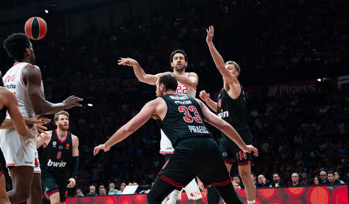 יורוליג: רצף הניצחונות של האדומים נעצר