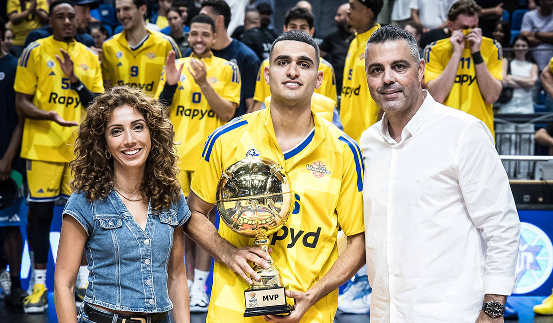 ים מדר הוכתר ל-MVP של משחק הסופרקאפ